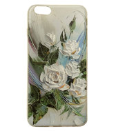 Силиконовый чехол для iphone 6,6S Plus цветочки
