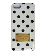 Чехол Michael Kors белый горошек для iphone 5, 5S, 5SE