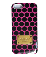 Чехол Michael Kors черный горошек для iphone 5, 5S, 5SE