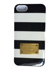 Чехол Michael Kors черная полоска для iphone 5, 5S, 5SE