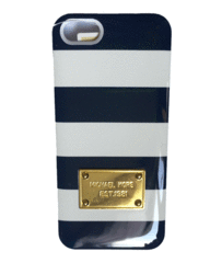 Чехол Michael Kors синяя полоска для iphone 5, 5S, 5SE