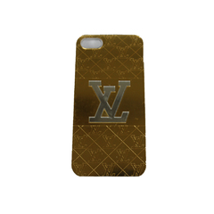 Чехол Louis Vuitton золотой для iphone 5, 5S, 5SE