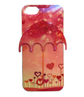 Чехол розовый зонтик для iphone 5, 5S, 5SE