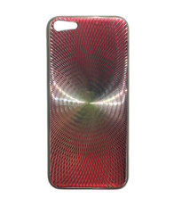 Чехол переливающийся красный для iphone 5, 5S, 5SE