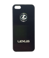 Чехол с логотипом Lexus для iphone 5, 5S, 5SE черный