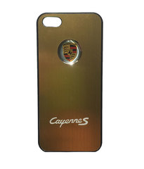 Чехол с логотипом Porsche для iphone 5, 5S, 5SE золотой