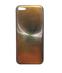 Чехол переливающийся оранжевый для iphone 5, 5S, 5SE