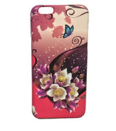 Чехол iPhone 6, 6S силиконовый с цветочками