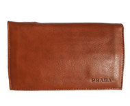 Клатч мужской Prada светло коричневый