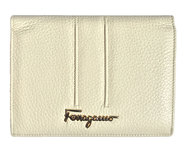 Кошелек женский Ferragamo белый для документов